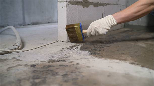 SJ Waterproofing Pros Interior Drainage System coverage map for Linwood, NY and surrounding area